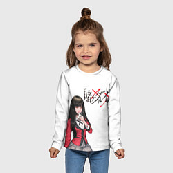 Лонгслив детский Безумный азарт, цвет: 3D-принт — фото 2