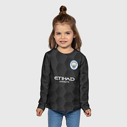 Лонгслив детский Manchester City Home Goalkeeper 202122, цвет: 3D-принт — фото 2