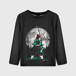 Лонгслив детский Moon Slayer, цвет: 3D-принт