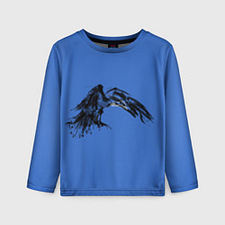 Лонгслив детский Тень ворона, цвет: 3D-принт