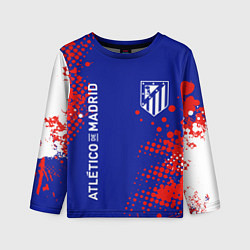 Лонгслив детский ATLETICO DE MADRID АТЛЕТИКО, цвет: 3D-принт