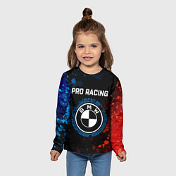 Лонгслив детский БМВ - Racing, цвет: 3D-принт — фото 2