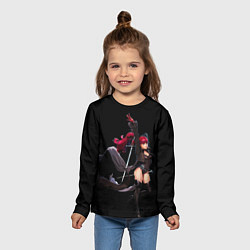 Лонгслив детский Касуми, цвет: 3D-принт — фото 2