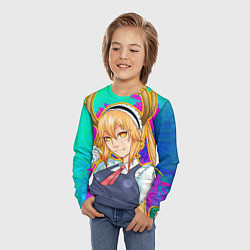 Лонгслив детский Тору, цвет: 3D-принт — фото 2