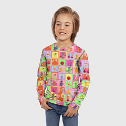 Лонгслив детский Хороший день, цвет: 3D-принт — фото 2