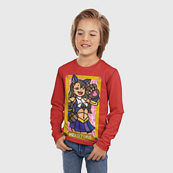Лонгслив детский Некоторо Мозаика, цвет: 3D-принт — фото 2