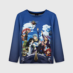 Лонгслив детский Мое перерождение в слизь, цвет: 3D-принт