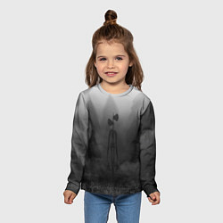 Лонгслив детский СИРЕНОГОЛОВЫЙ ТУМАННЫЙ ЛЕС, цвет: 3D-принт — фото 2