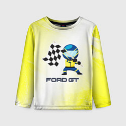 Лонгслив детский Ford - Racing, цвет: 3D-принт