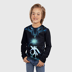 Лонгслив детский Дух-хранитель Ори, цвет: 3D-принт — фото 2