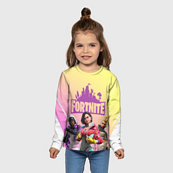 Лонгслив детский Fortnite Squad, цвет: 3D-принт — фото 2