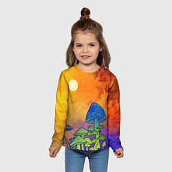Лонгслив детский Заколдованный лес, цвет: 3D-принт — фото 2
