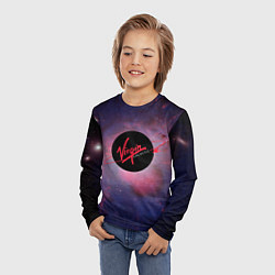 Лонгслив детский Virgin Galactic космос, цвет: 3D-принт — фото 2