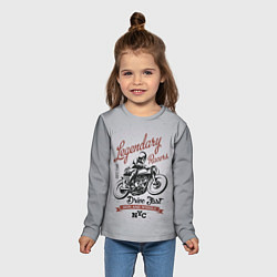 Лонгслив детский Легендарный гонщик, цвет: 3D-принт — фото 2