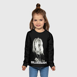 Лонгслив детский BILLIE EILISH, цвет: 3D-принт — фото 2