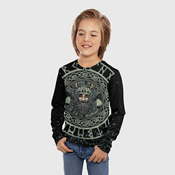 Лонгслив детский РУСИЧ РУНЫ RUNES Z, цвет: 3D-принт — фото 2