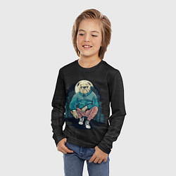 Лонгслив детский Авторитет, цвет: 3D-принт — фото 2