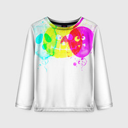 Детский лонгслив Призраки Хэллоуина полиэстер