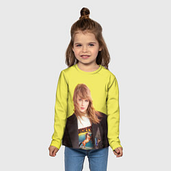 Лонгслив детский Тэйлор на ветру, цвет: 3D-принт — фото 2