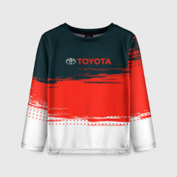 Детский лонгслив Toyota Texture