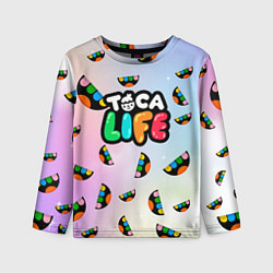 Лонгслив детский Toca Life: Smile Logo, цвет: 3D-принт