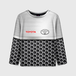 Лонгслив детский Toyota Стальная решетка, цвет: 3D-принт