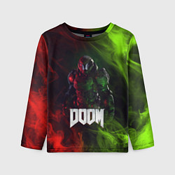 Лонгслив детский Doomguy Doom, цвет: 3D-принт