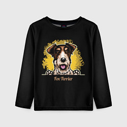 Детский лонгслив Фокстерьер Fox terrier