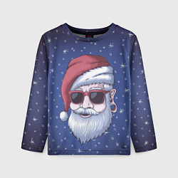 Детский лонгслив САНТА ХИПСТЕР SANTA HIPSTER