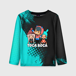 Лонгслив детский Toca Boca Рита и Леон, цвет: 3D-принт