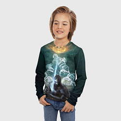 Лонгслив детский Elden Ring рыцарь и предшественники серии Souls El, цвет: 3D-принт — фото 2