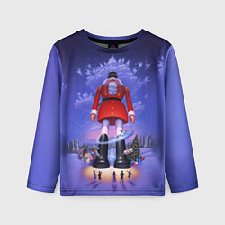 Лонгслив детский New Years Nutcracker giant, цвет: 3D-принт