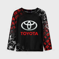 Лонгслив детский TOYOTA JAPAN RED STYLE ТОЙОТА ЯПОНИЯ, цвет: 3D-принт