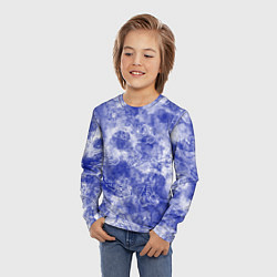 Лонгслив детский Тигр гжель, цвет: 3D-принт — фото 2