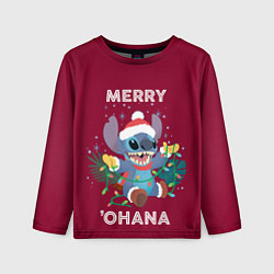 Лонгслив детский Merry ohana, цвет: 3D-принт