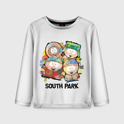 Лонгслив детский South Park - Южный парк краски, цвет: 3D-принт