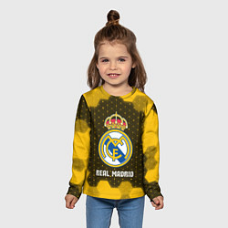 Лонгслив детский РЕАЛ МАДРИД Real Madrid Графика, цвет: 3D-принт — фото 2