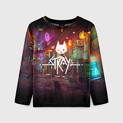 Лонгслив детский Stray: Poster, цвет: 3D-принт