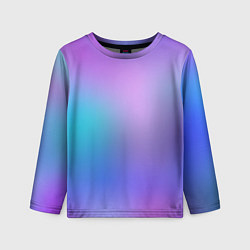 Лонгслив детский Радужное Размытие, цвет: 3D-принт