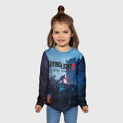 Лонгслив детский Dying Light: Stay Human, цвет: 3D-принт — фото 2