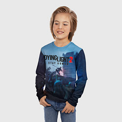 Лонгслив детский Dying Light: Stay Human, цвет: 3D-принт — фото 2
