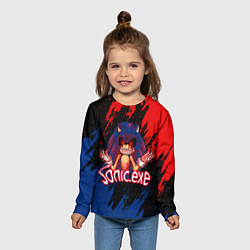 Лонгслив детский Sonic Exe Супер ИГРА!, цвет: 3D-принт — фото 2