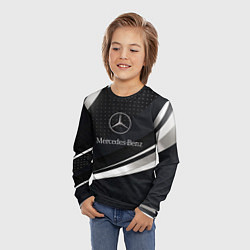 Лонгслив детский Mercedes-Benz Sport, цвет: 3D-принт — фото 2