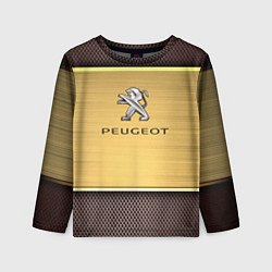 Лонгслив детский Peugeot: Gold, цвет: 3D-принт