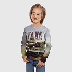 Лонгслив детский Forces Tank, цвет: 3D-принт — фото 2