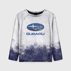 Лонгслив детский Subaru Трещина, цвет: 3D-принт