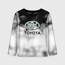 Лонгслив детский Toyota облако, цвет: 3D-принт