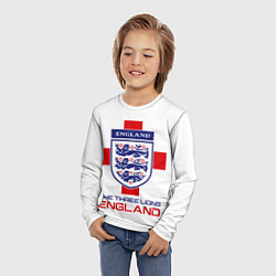 Лонгслив детский Сборная Англии по футболу, цвет: 3D-принт — фото 2