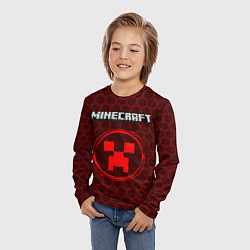 Лонгслив детский MINECRAFT - Графика, цвет: 3D-принт — фото 2