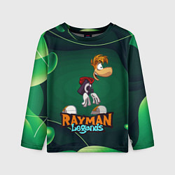 Лонгслив детский Rayman Legends Green, цвет: 3D-принт